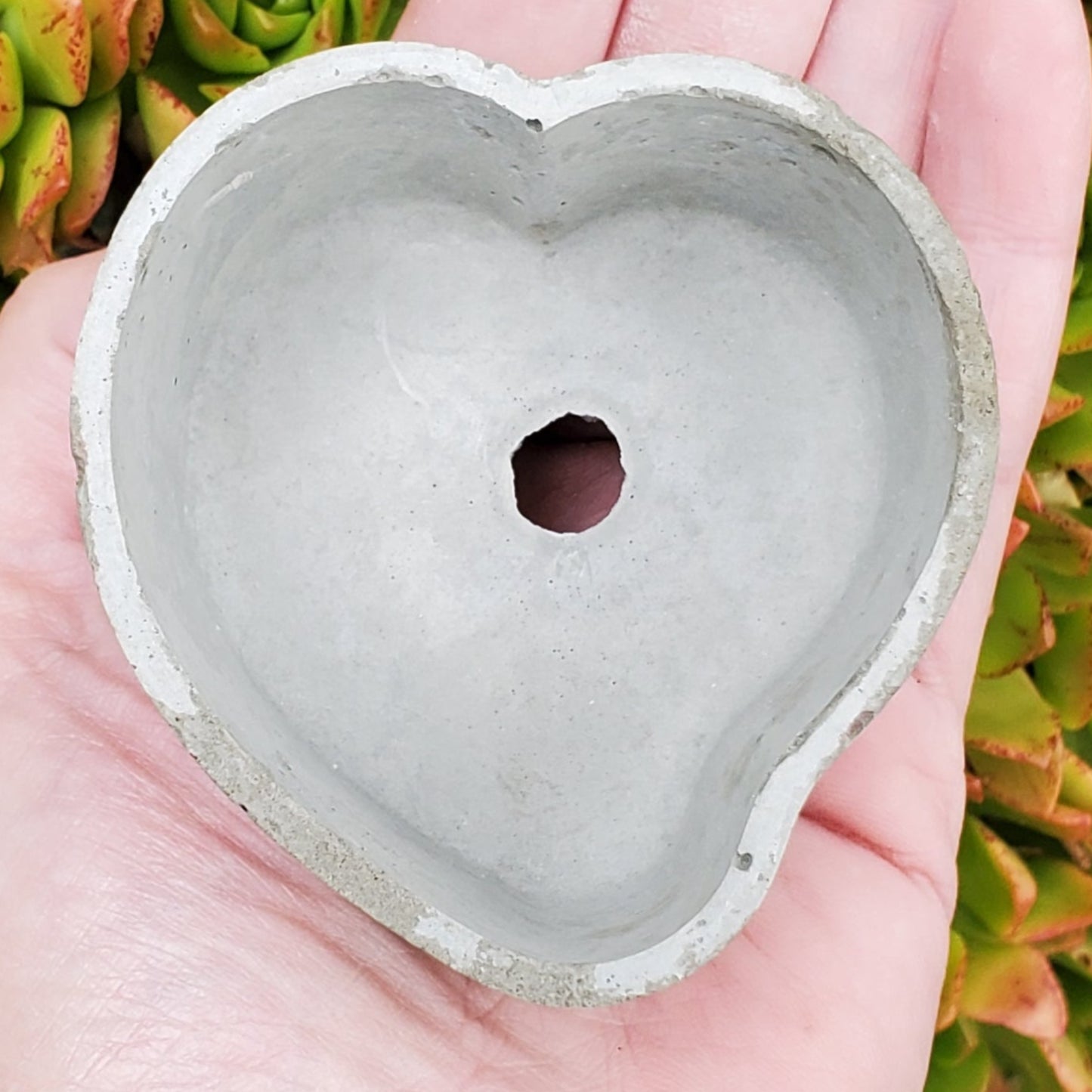 Mini Heart Cement Planter