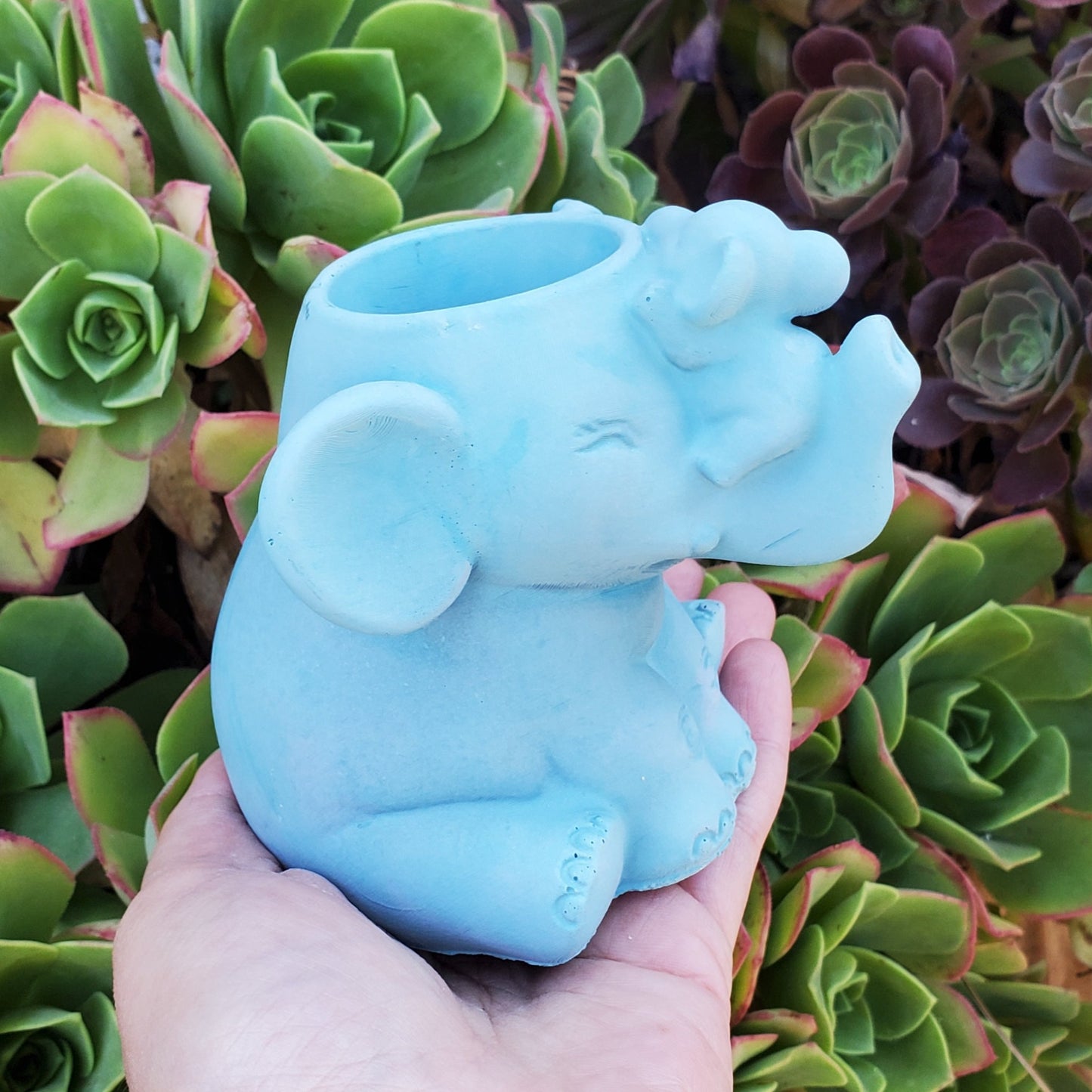 Elephant Cement Planter