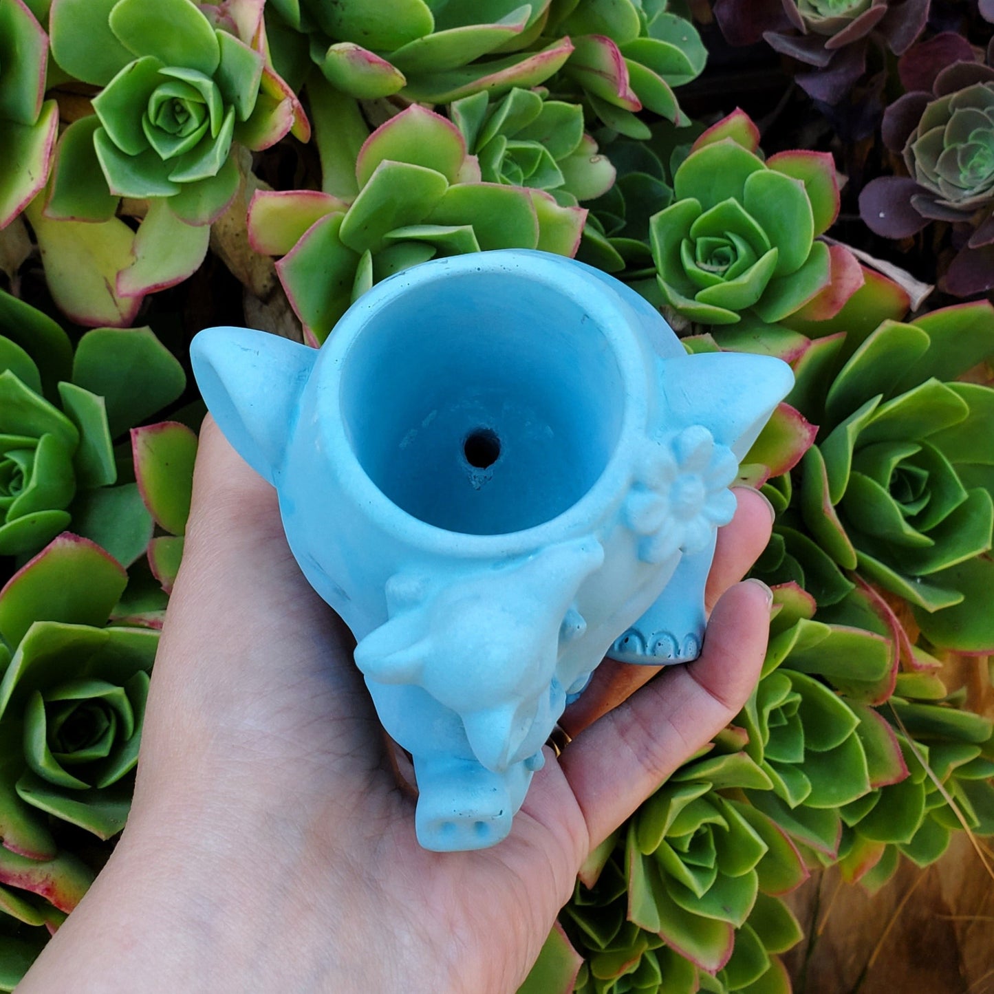 Elephant Cement Planter