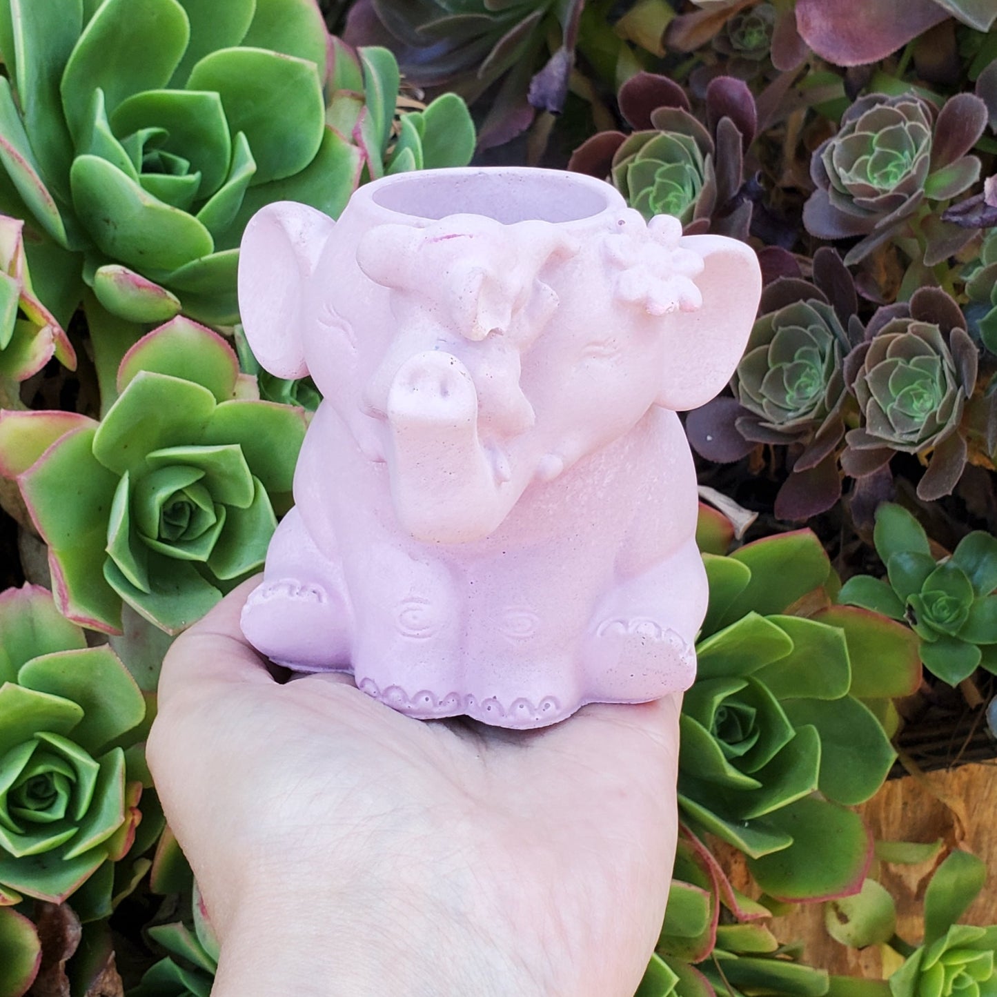 Elephant Cement Planter