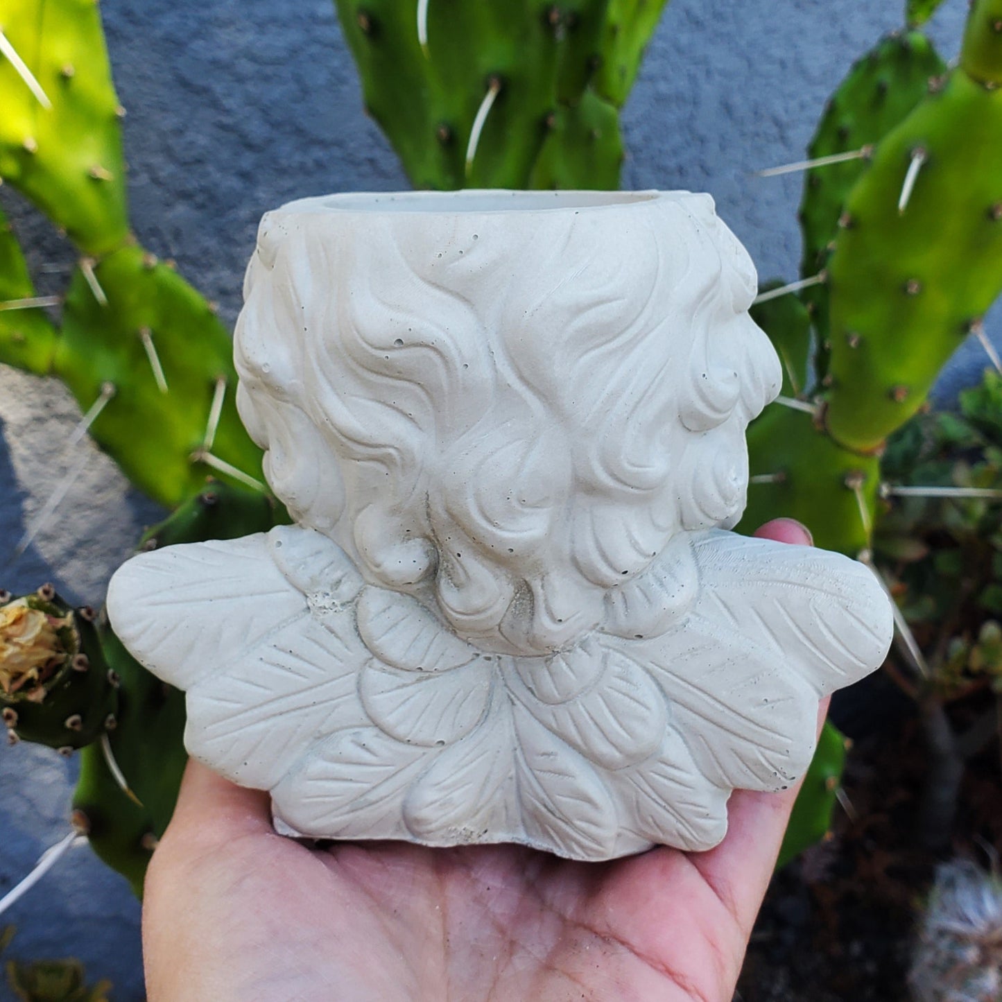 Angel Cement Planter