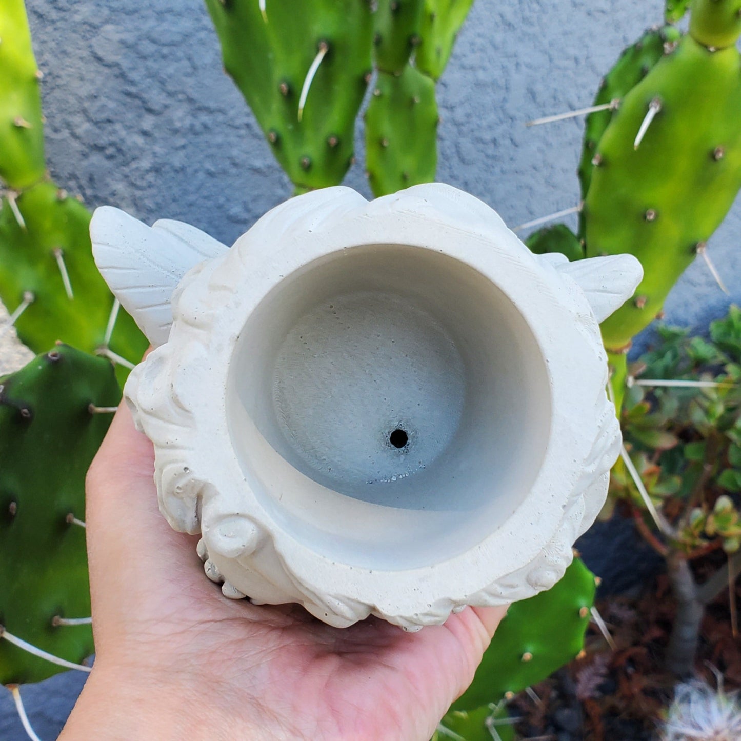 Angel Cement Planter