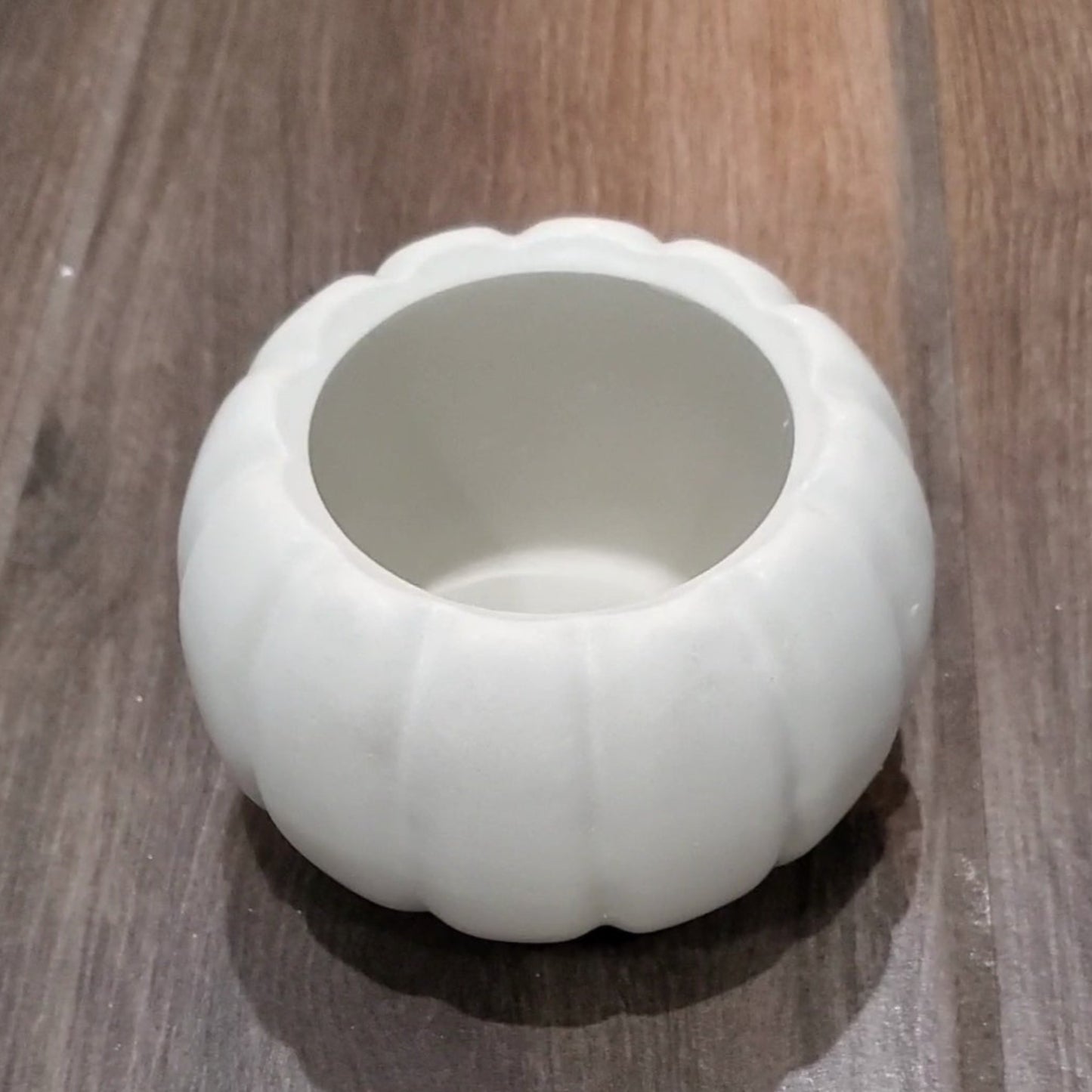 Small Cement Pumpkin Planter