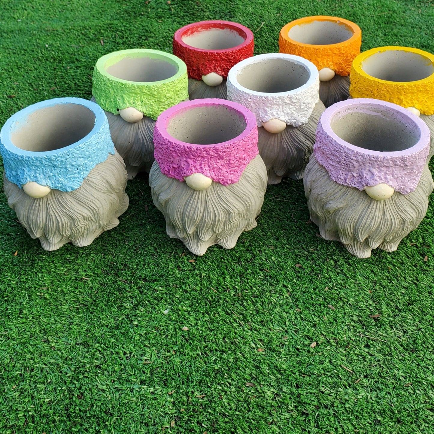 Gnome Cement Planter