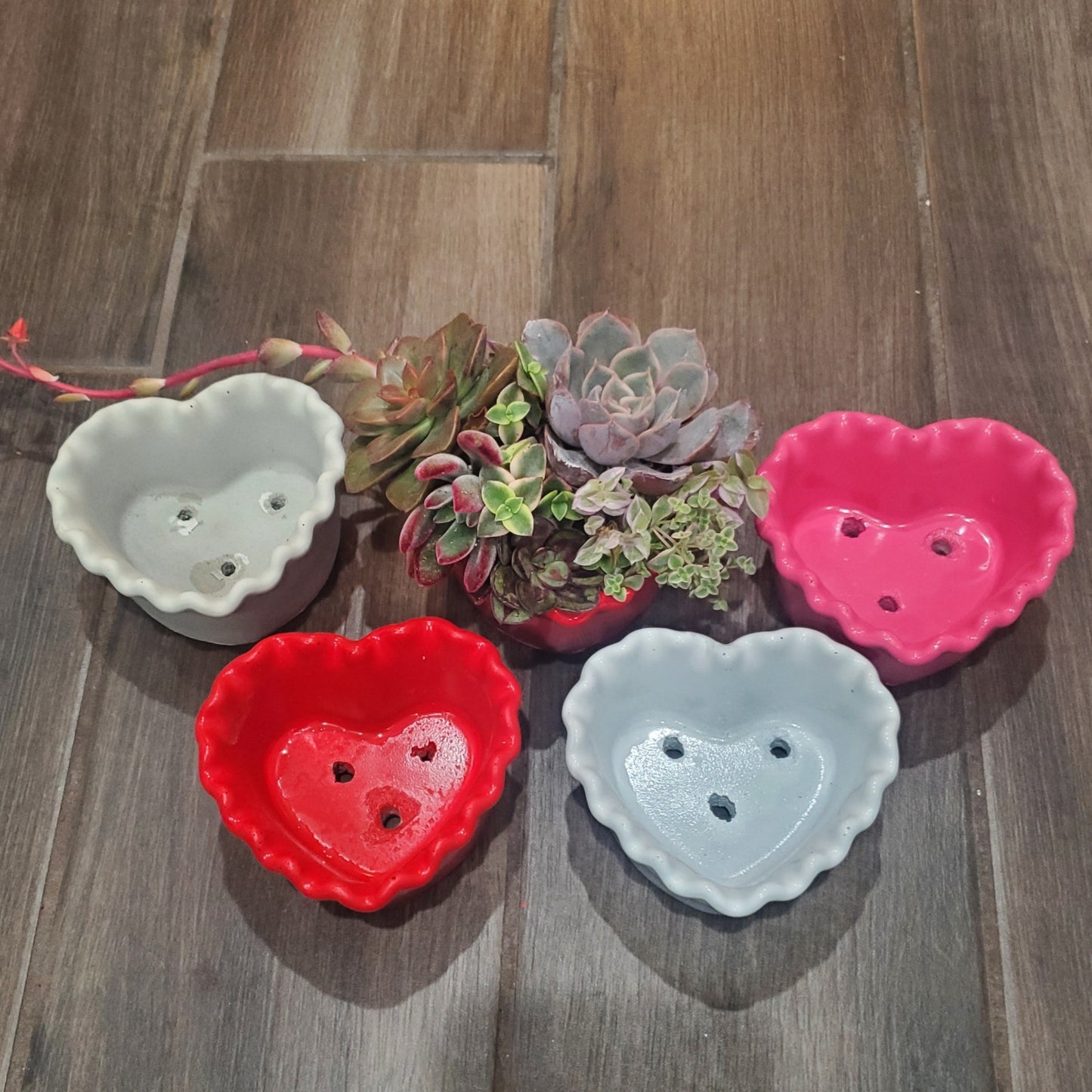 Heart Cement Planter