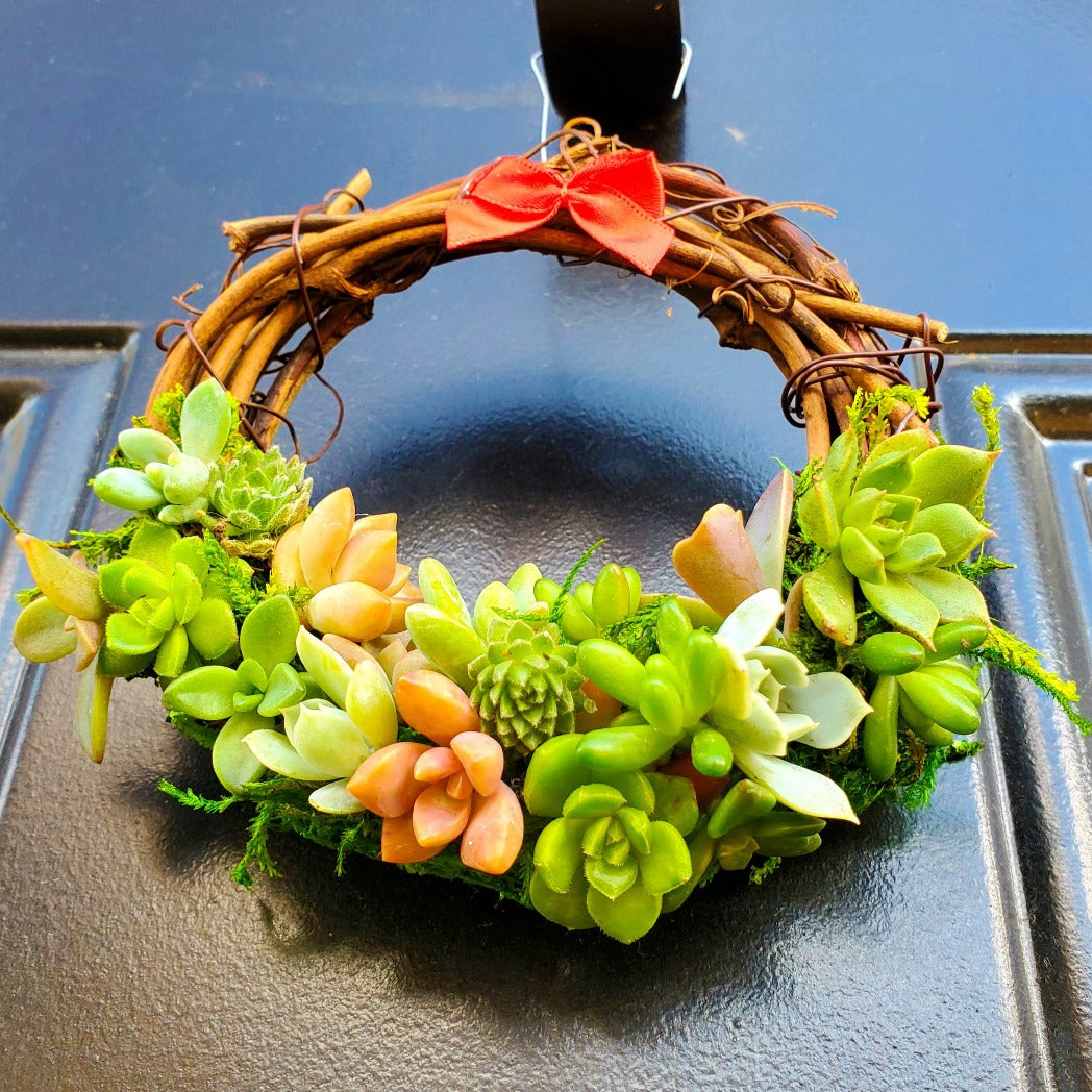 Succulent Wreath Ornament