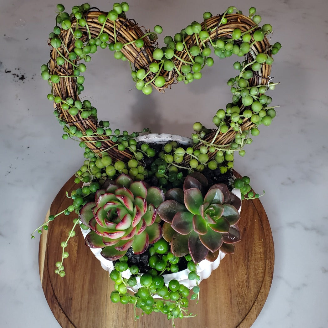Grapevine Heart Trellis Arrangement Kit
