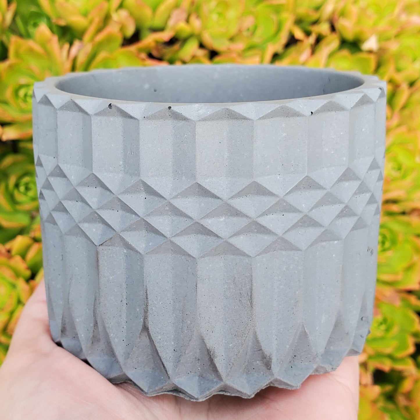 Mandala Cement Planters