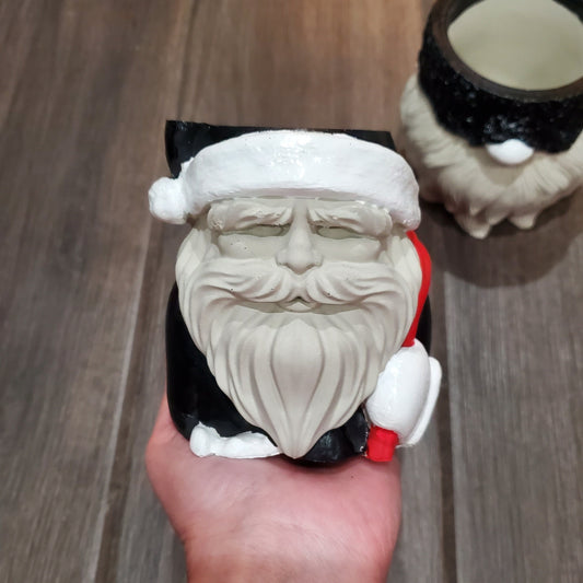 Santa Cement Planter