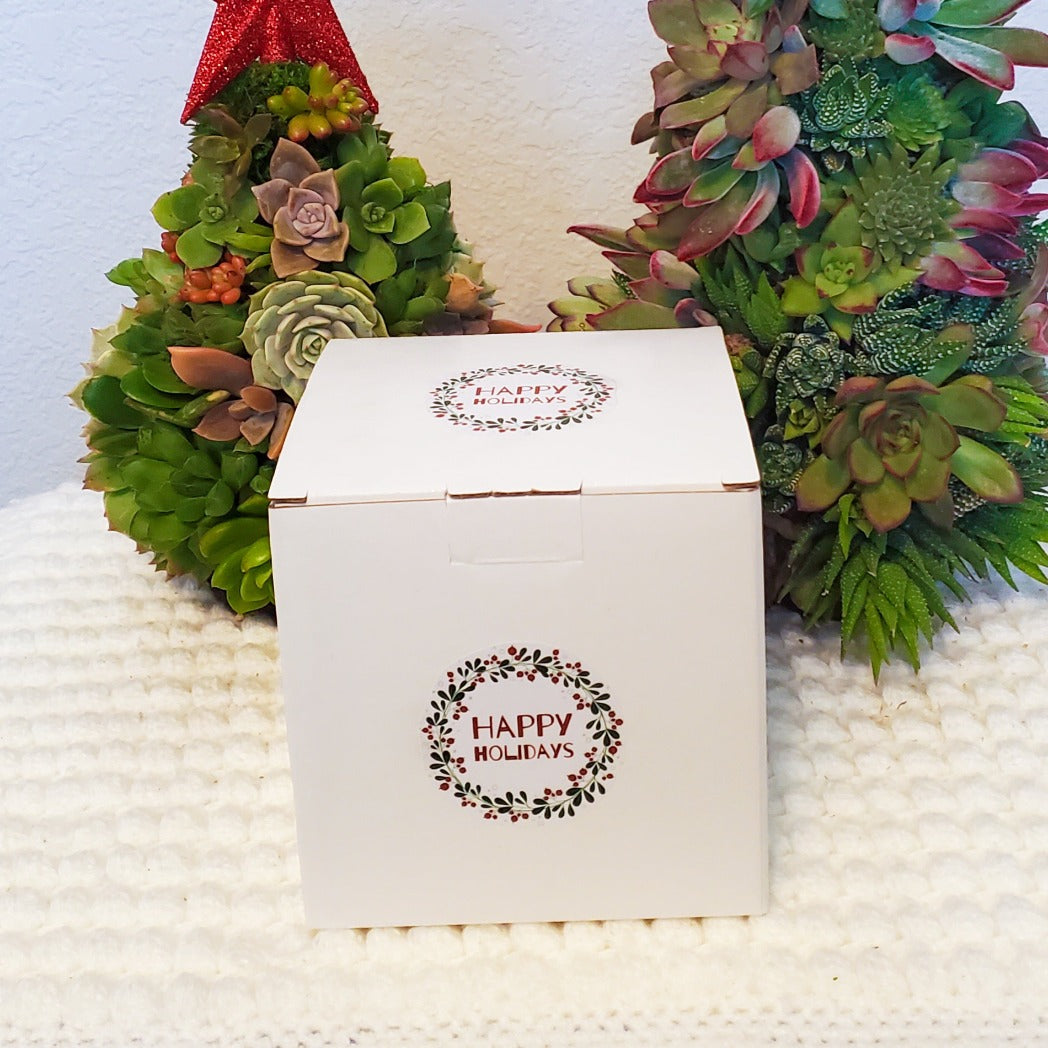 Teacher Christmas Succulent Gift Box