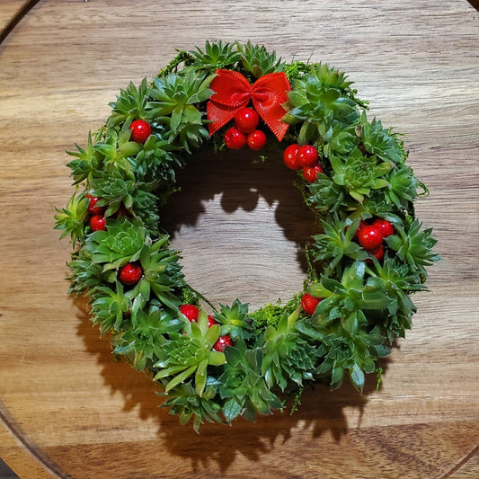 Sempervivum Wreath Ornament