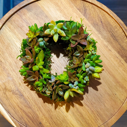 Succulent Full Wreath Ornament